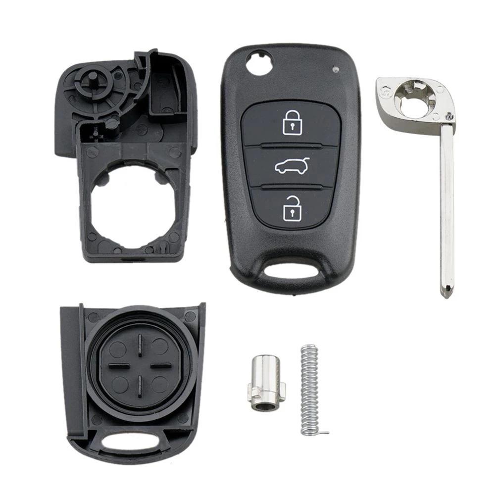 For Kia K2 K5 Cerato For Rio 3 Remote Key Shell 3 Buttons Car Key Shell Flip Folding Key Case