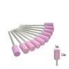 10pcs/set Stone Grinder Polisher Burs 2.35mm Shank For Contouring Shaping Porcelain Nail Rotary Stone Polisher Nail Accessory Mill Tools