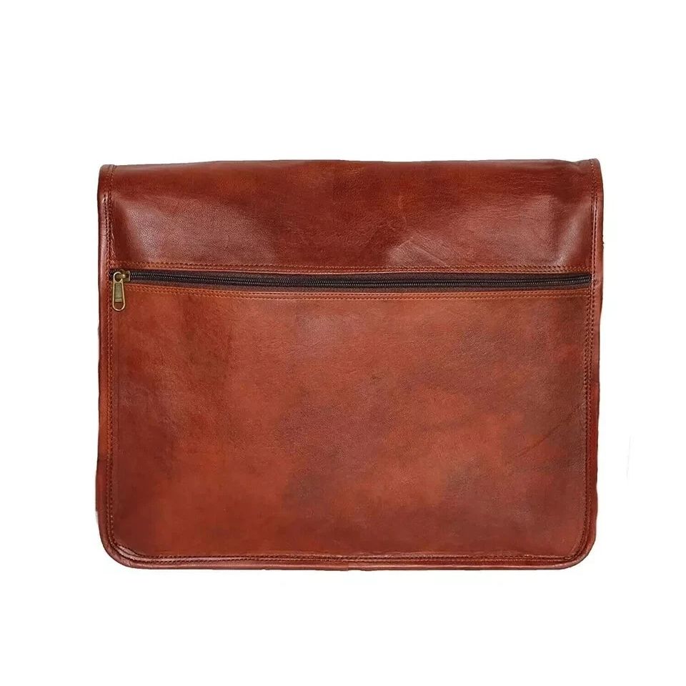 Nová Vintage Kožená Pánská Ručně Šitá Taška Přes Rameno na Laptop Messenger