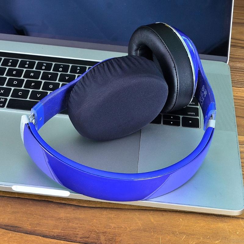 Reusable Headphone Earpads Sweat Covers, Elastic Ear Cushion Headphone Protectors for Various Headphones Accessories