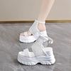heightening fashion thick-soled woven summer small Roman sandals women 2025 new models not tired feet muffin sandals women