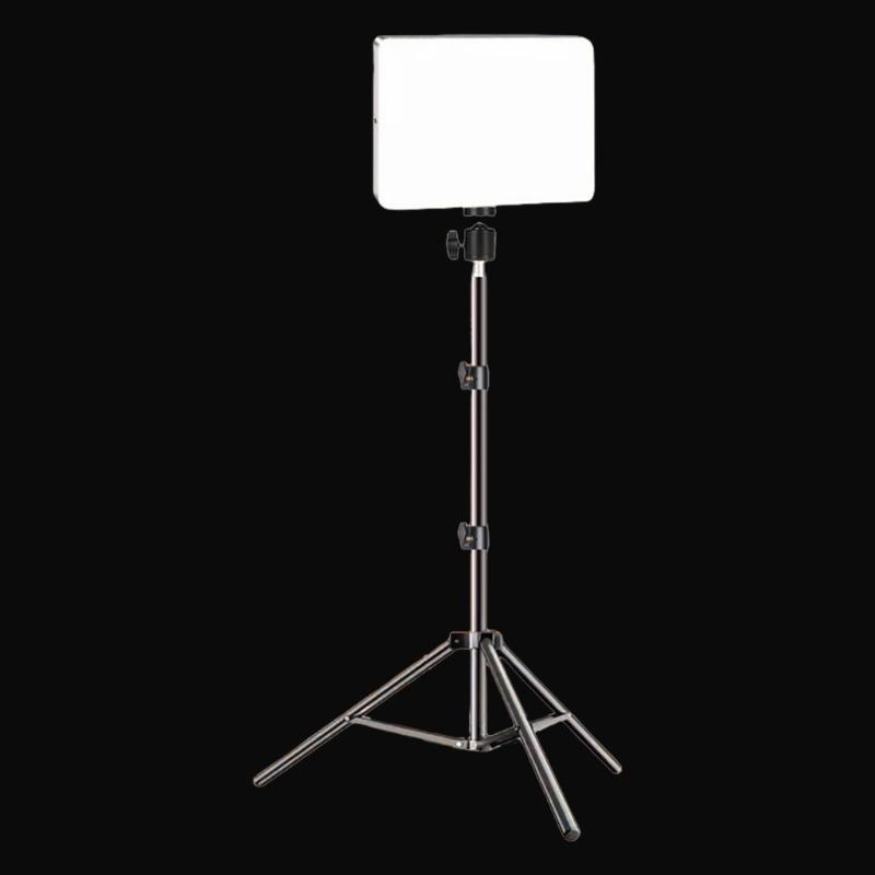 Photography Studio Lamp Kit with LED Light Panel and Adjustable Tripods for Live Streaming and Video Shootings