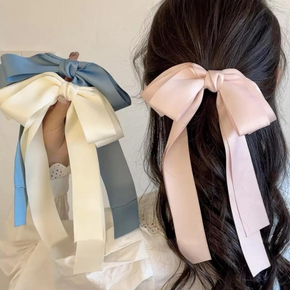 Large Bowknot Bow Hair Clip Barrettes Bow Top Clip Fashion Hair Bow Hairpin  Girls