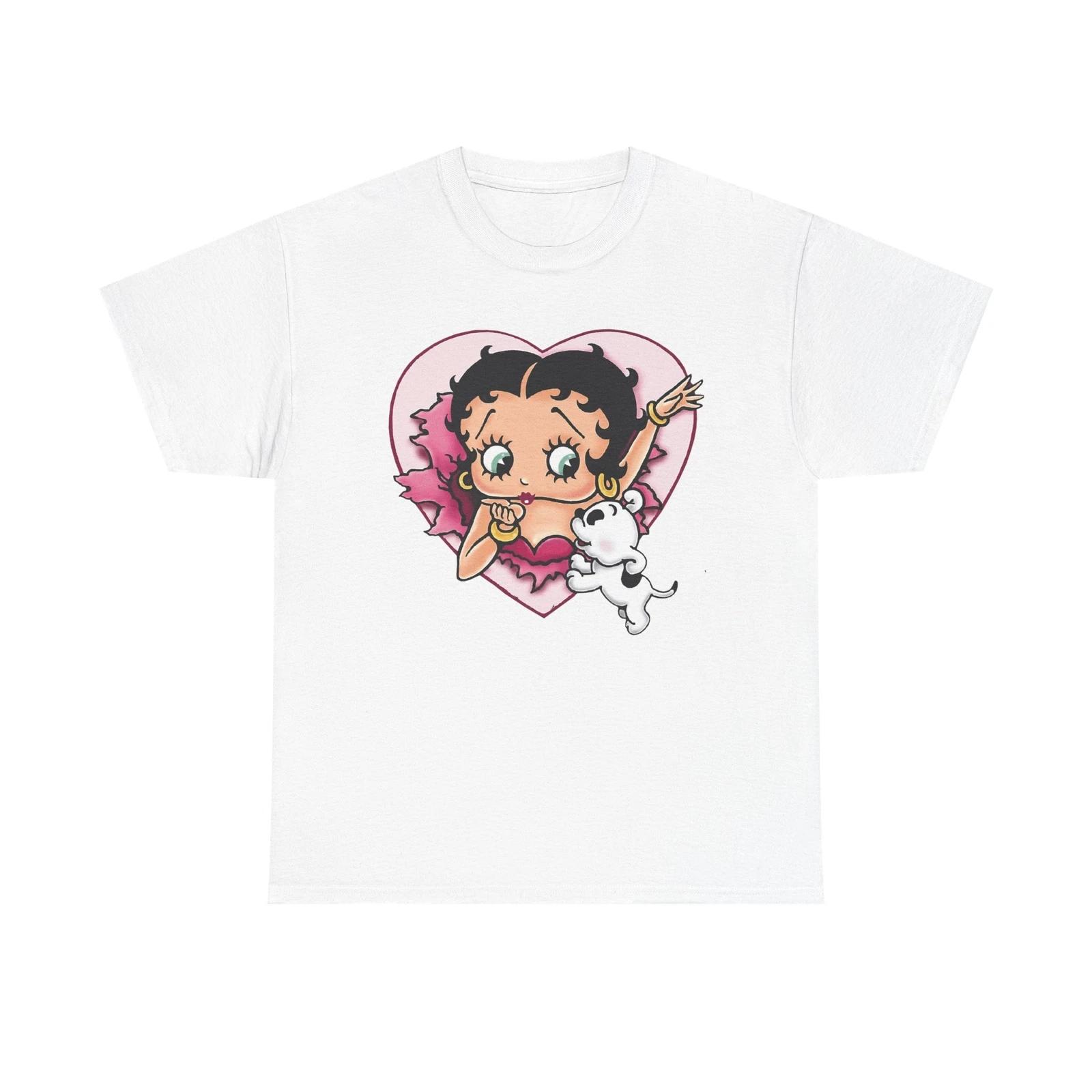 Men s and Women s T-shirts Betty Boop Graphic L