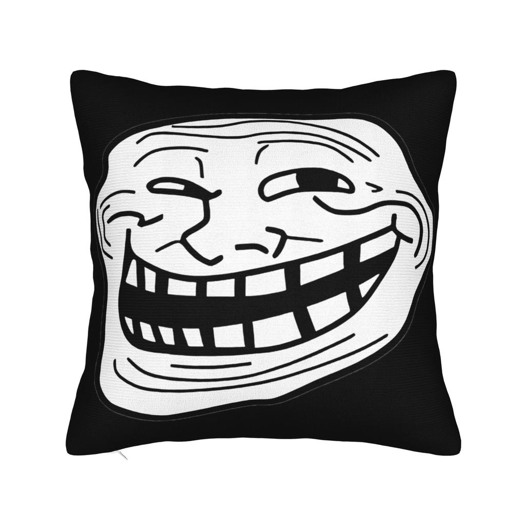 Orange Frutiger Aero Person Pillowcase Polyester Cushion Cover Decorative Pillow Case Cover Home Square cm