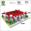 Barcelona Soccer Stadium Micro Blocks Building Sets Mini Bricks Architecture Building Block Toys for Adults Football Field Gift