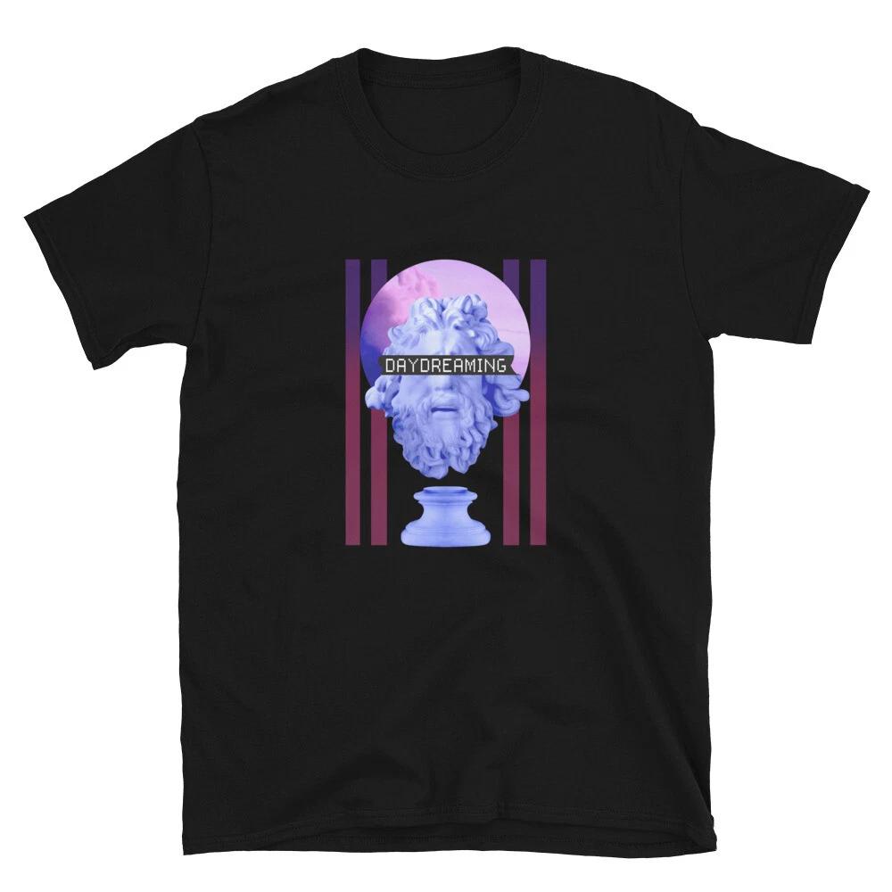 Daydreaming Ancient Greece Sculpture Art T-Shirt XL