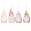 Captivating Wooden Doll Ornaments With Round Base And Whimsical Hats For Cheer Holiday