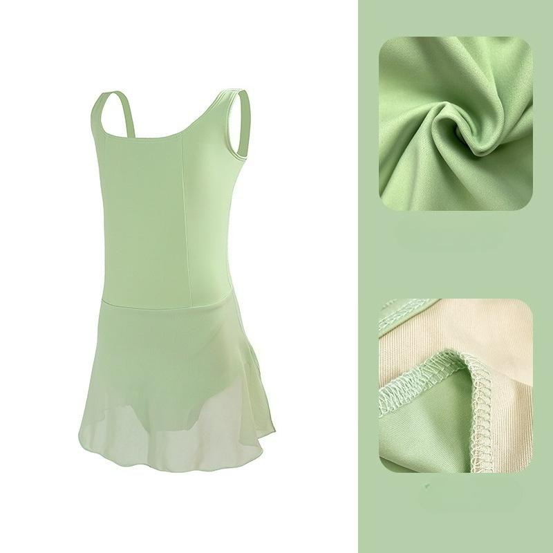 Dětské taneční oblečení na ramínka, Dívčí baletní sukně, Dětské taneční oblečení, Oblečení na fyzickou gymnastiku, Léto