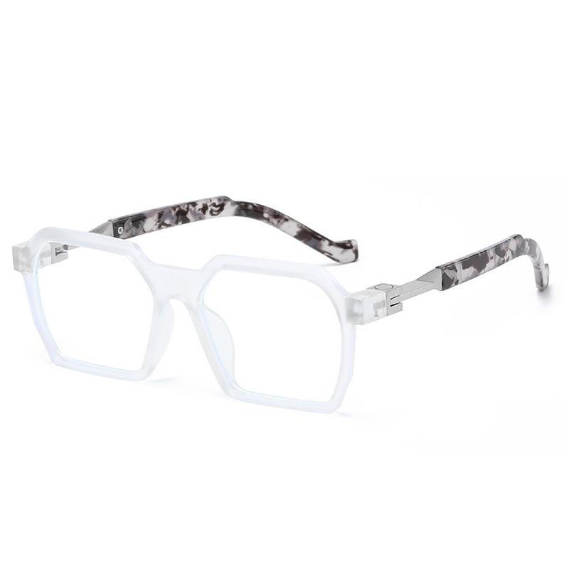 Men Women Vintage Square Sunglasses Polygon Sun Glasses Big Frame Fashion Eyewear Classic Geometry Rectangle Shades