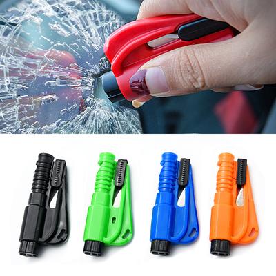 Car Safety Hammer Emergency Escape Tool Spring Loaded Window Breaker with Tungsten Steel Tip Life Saving Tool for Car 