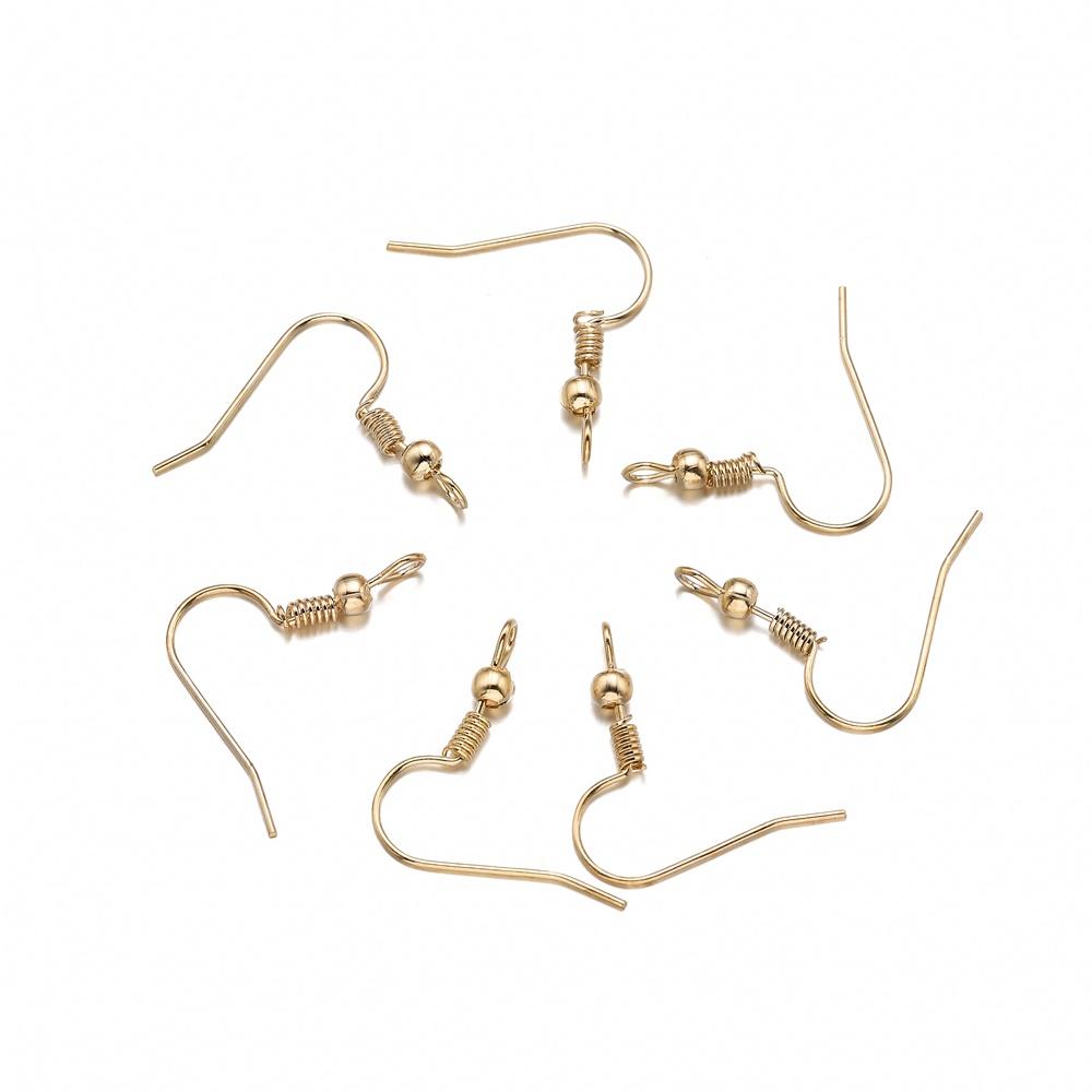 100 Stück 21*20mm Gold Antik Bronze Ohrhaken Ohrringverschlüsse Ohrringbügel Für Schmuckherstellung Zubehör Großhandel