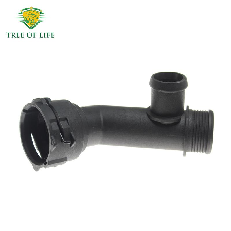 New Left Radiator Coolant Hose Adapter Lower For Volkswagen Tiguan AD 2017 2018   5QN122291F 5QN 122 291F 5NA122157AD