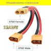 1Pcs 2/3-Way 12/14AWG Silicone Wire Male/Female Extension Y Splitter XT60 Parallel Battery Connector For Battery Charger Motor