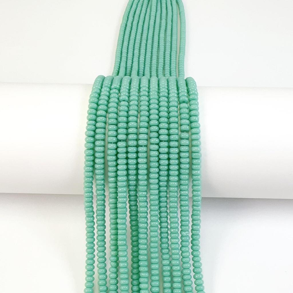 2x4mm Colorful Glass Spacer Beads for DIY Jewelry Bracelets