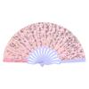 Compact Portable Fans Chinese Style Butterfly Folding Fan, Plastic Ribs Decorative Handheld Hand Held Summer Cooling Party Favors for Men Women