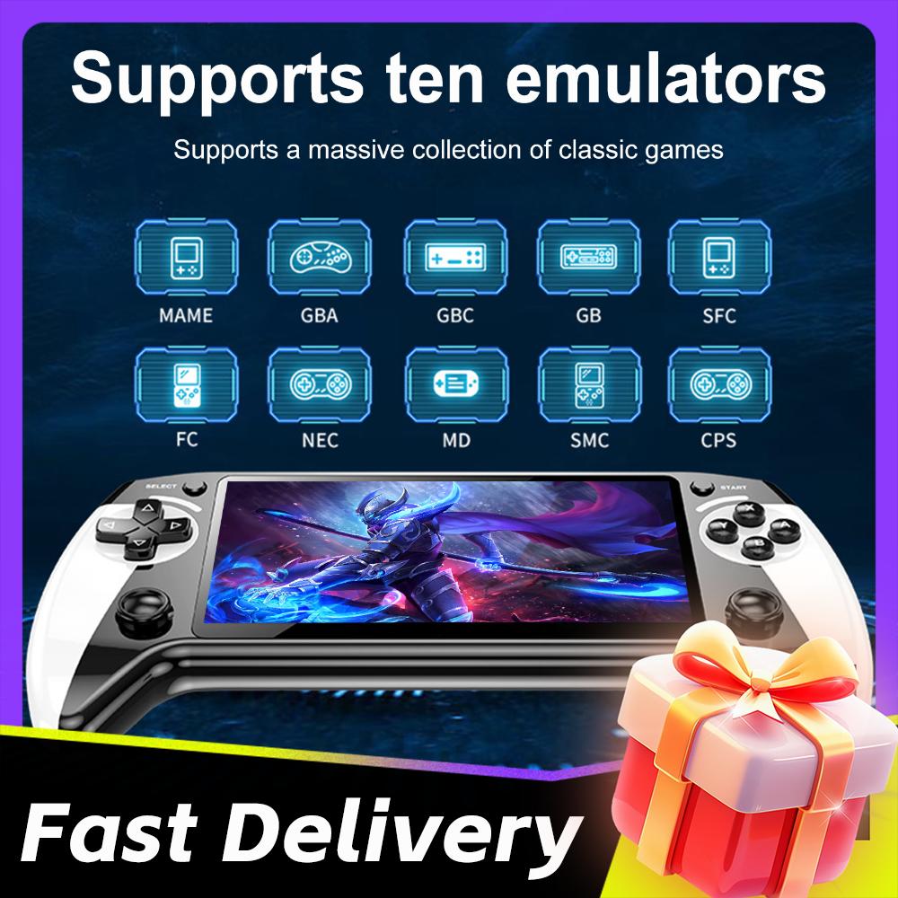 5.5 Inch Screen X9 Handheld Retro Gaming Console with 20000+ Classic Games Retro Handheld Video Game Player Gaming Accessories