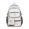 Schoolbag female ins high value cute bar versatile large capacity junior high school student schoolbag junior high school student backpack