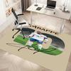 1pc Kylian Mbappé Print Area Rug - Soft, Washable Non-Slip Indoor Mat, Living Room, Home Office Decorative Rug,Office Decorative