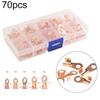 Kit Copper Terminals Storage Box Ring Lug Crimp Cable Wire Replacement