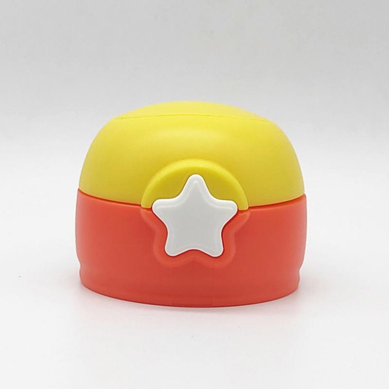 Kids Water Sippy Cup Lid Antler Creative Cartoon Baby Cups with Straws Leakproof Water Bottles Cover Outdoor Childrens Cup Lids