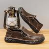 Fashion Handmade Men Loafers New Casual Business Shoes Fashion Leather Flats Comfortable Men's Leisure Shoe Classics Formal Footwear
