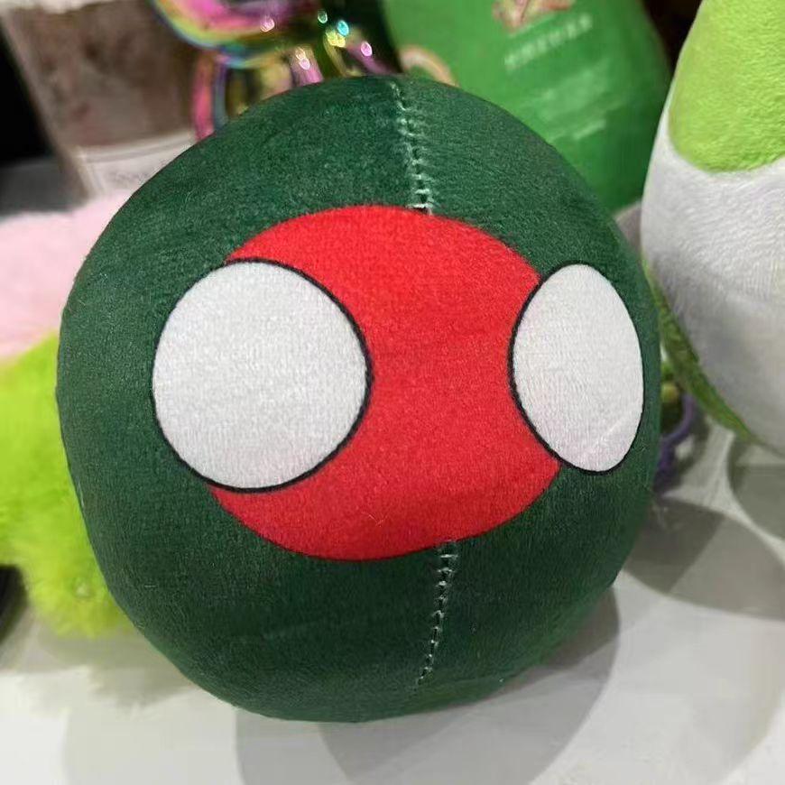 10cm Poľsko guľa plyšový vankúš Bangladéš Írsko Anglicko Škótsko Portoriko Srbsko Wales Nepál Countryball Hračka Darček