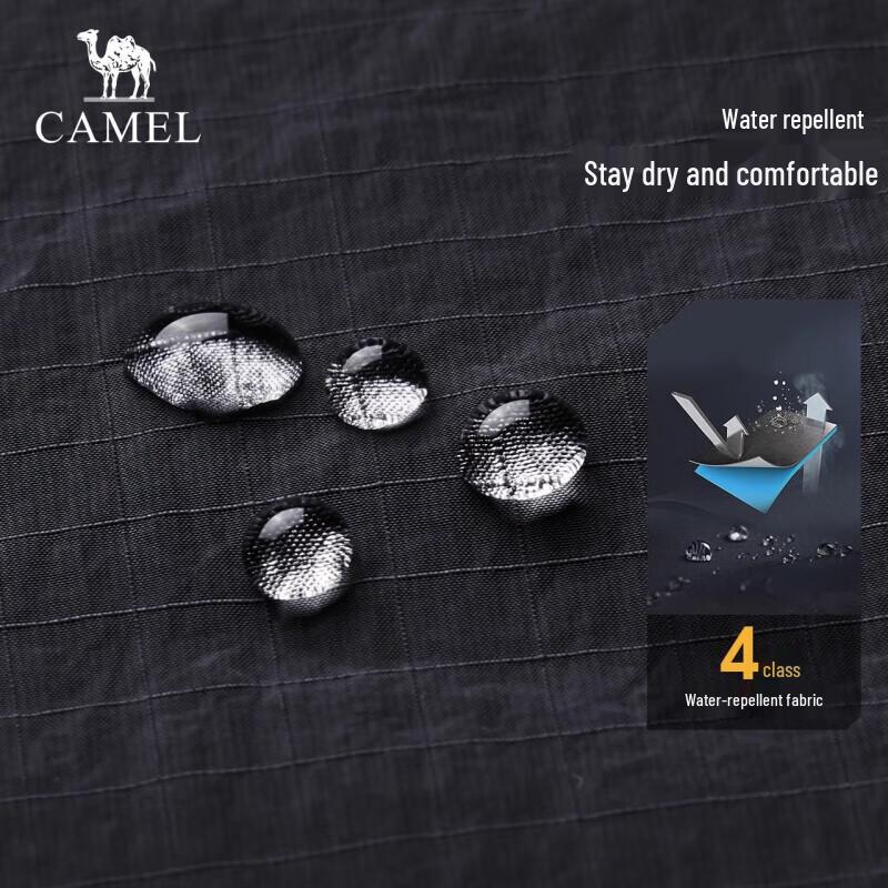 Camel Unisex Hooded Puffer Down Jacket A34CA6B792