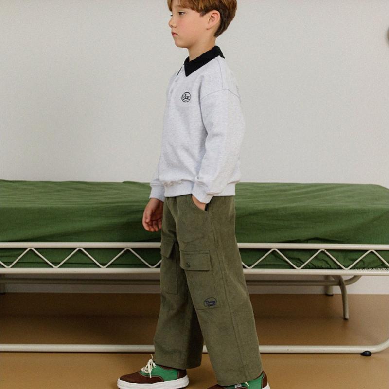  Olivan  Corduroy Wide Pants  Khaki 