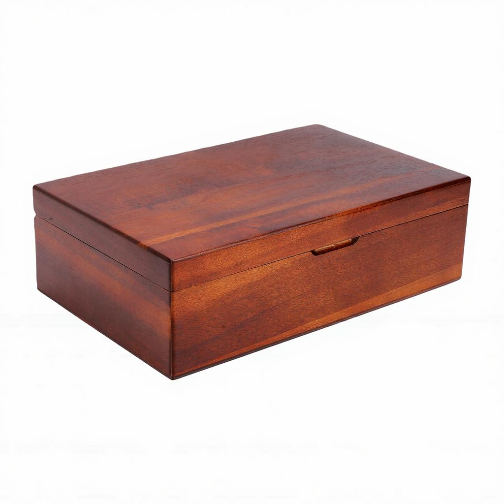 Tea Bag Box Multi Compartments Flip Lid Wooden Tea Bag Organizer Teabag Holder for Kitchen Office