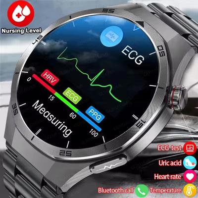 2025 Neue EKG+PPG Drei Hoch Smartwatch Lipide Harnsäure Blutdruck Smartwatch Herren NFC Sport HD Anruf Gesundheitsuhr für IOS Android