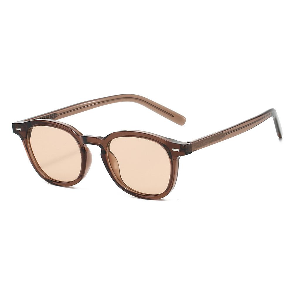  New Vintage Round TR90 Sunglasses Women Luxury Oval Fashion Men Sun Glasses Oculus UV400