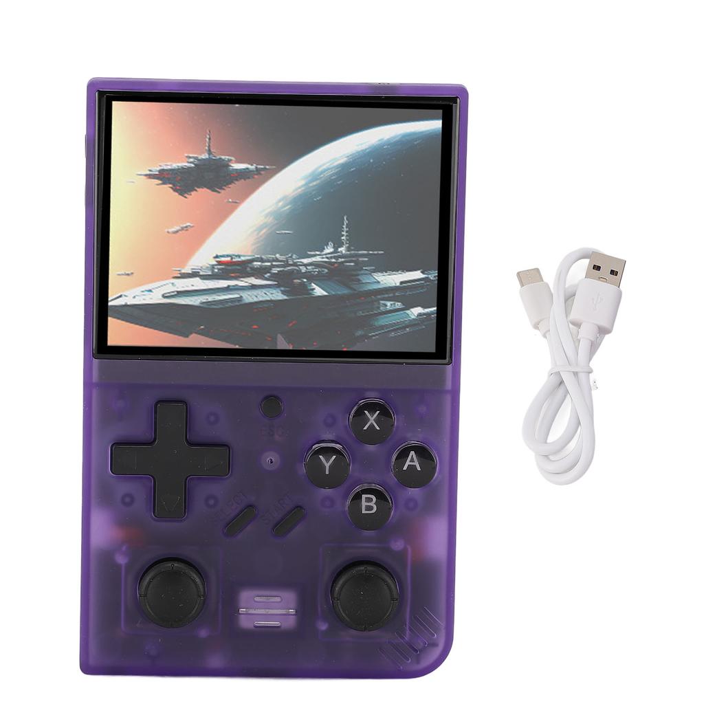 Handheld Retro Game Console 3.5 Inch IPS Screen Open Source Portable Video Game Console with Dual 3D Joysticks 64GB