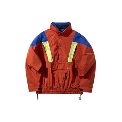 Li Ning New York Fashion Week Serie Stehkragen Lockerer Pullover Sportjacke Herrenjacke Karamell AJDP277-3