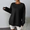 Womens Oversized Sweatshirts  Fleece O Neck Pullover Sweaters Casual Comfy Fall Fashion Outfits Preppy Clothes