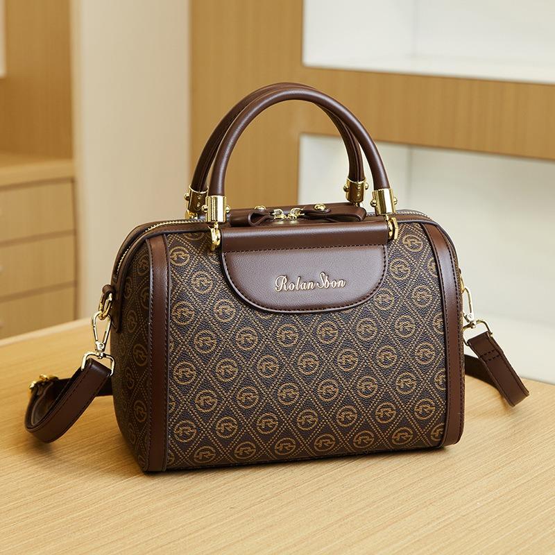 New Trendy Large-capacity Retro Bag Popular Women's Bag Fashion Printed Handbag Shoulder Bag