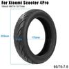 60/70-7.0 Vacuum Tire for Xiaomi 4 Pro 10Inch Rubber Thicken Tubeless Tyres Wheel Replacement Electric Scooter Accessories Parts