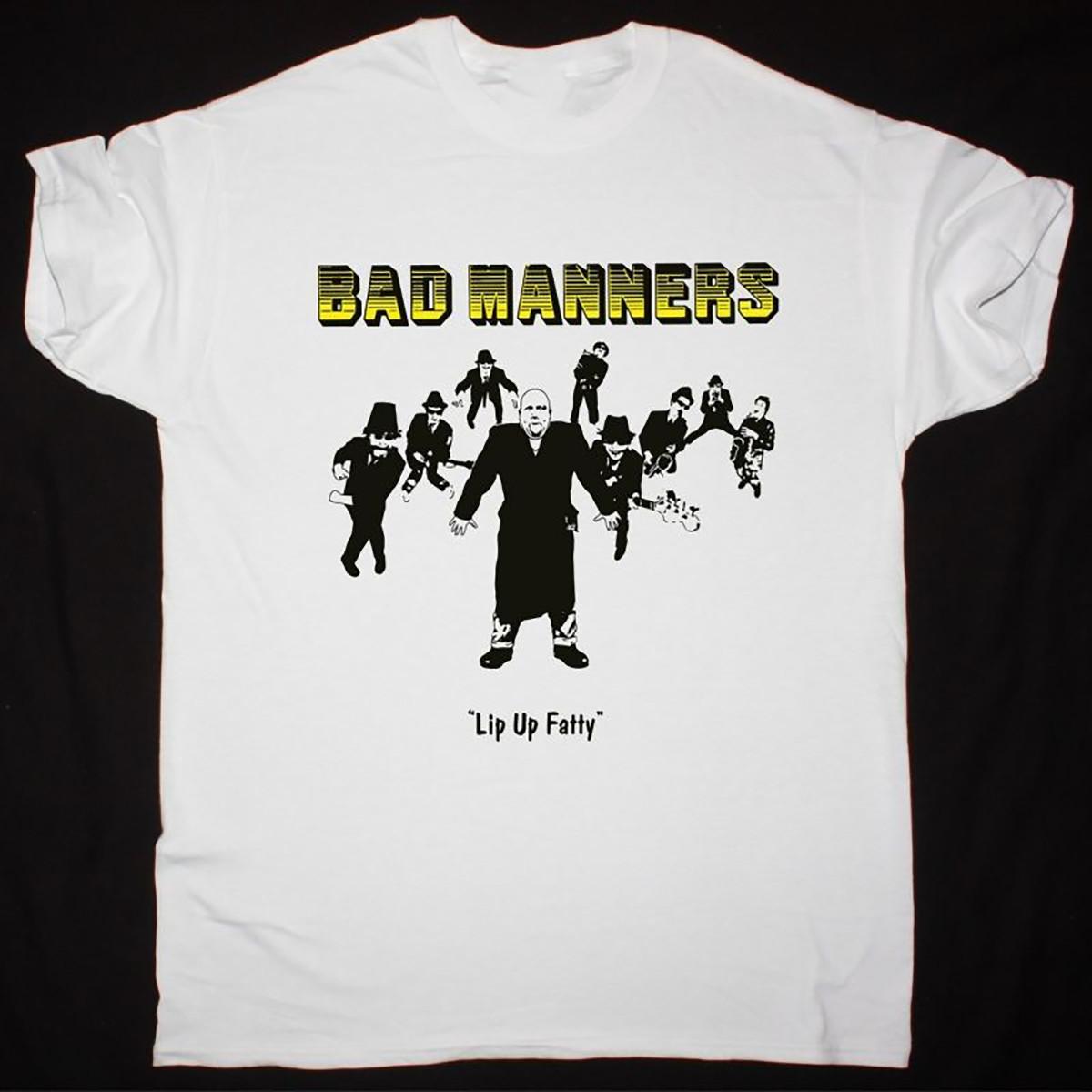 Collection Bad Manners Band Gift For Fan S to 4XL White T-shirt L