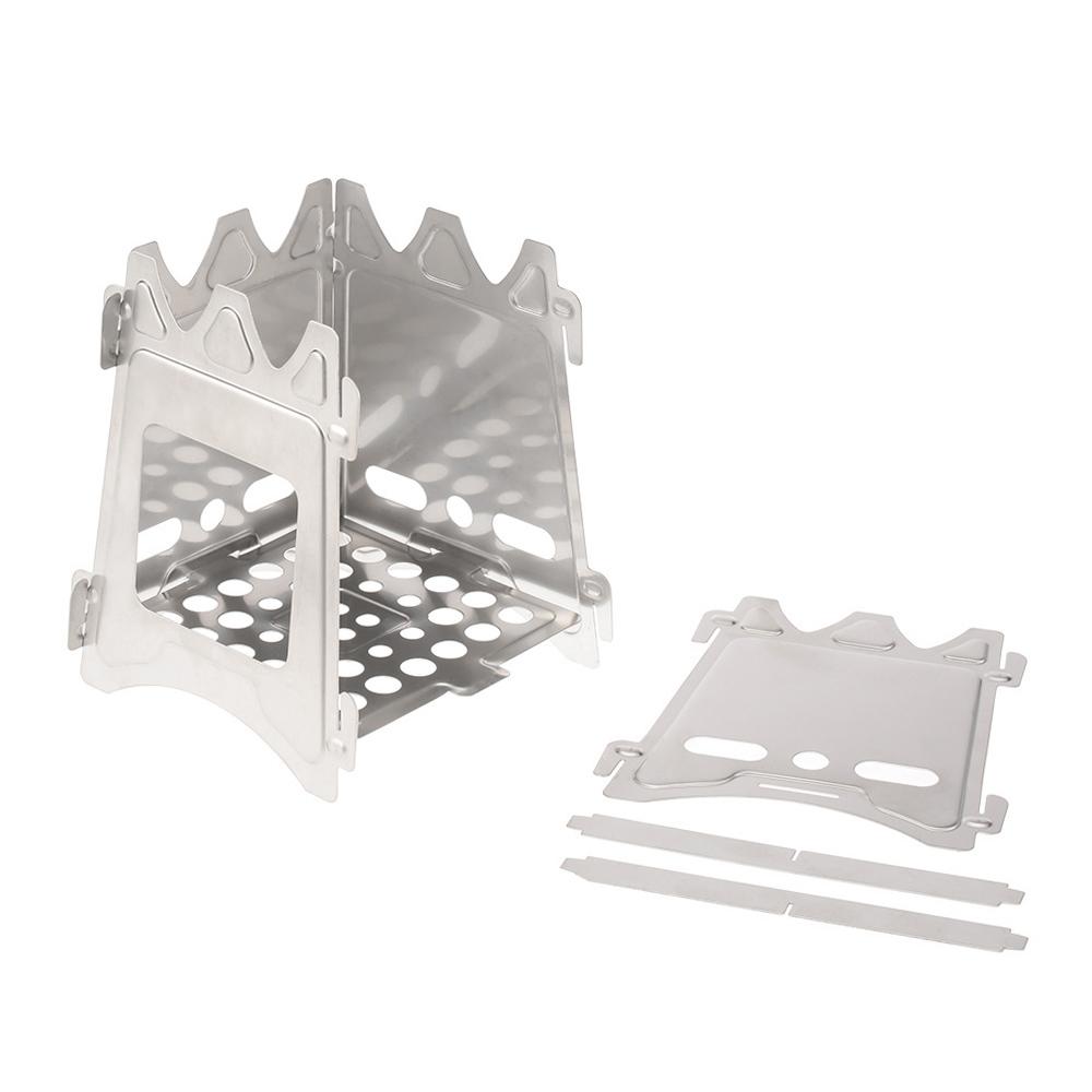 Lixada Kompakter Falt-Holzofen für Outdoor-Camping, Kochen, Picknick