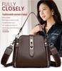 2025 Women's Fashion Bucket Bag: Soft Leather, Crossbody & Shoulder Strap