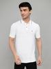 Men Regular Fit White Tshirt