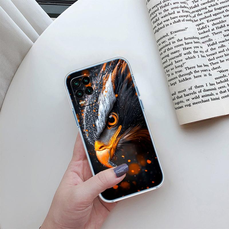 RP36 Hawk Eagle Transparent Phone Case for Motorola Moto Edge 20 30 40 50 S30 Fusion Ultra Pro Neo Lite + G200 G23