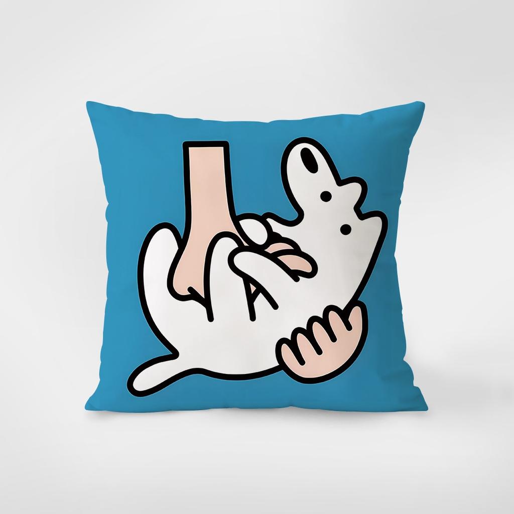 Cartoon Cute Dog Pillowcase Interior Decoration Office Living Room Home Pillowcase