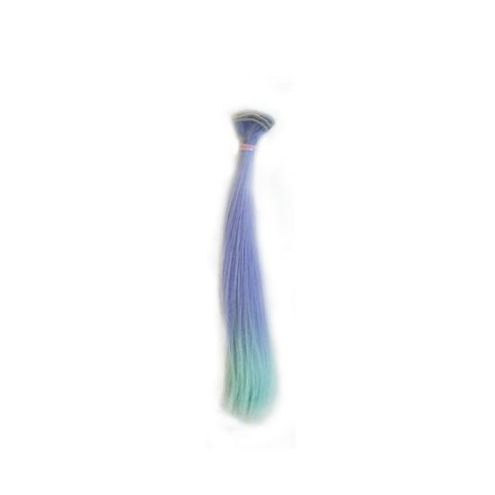 DIY Cute Straight Long Synthetic Faux Hair Wig Kids Dolls Gift Beauty