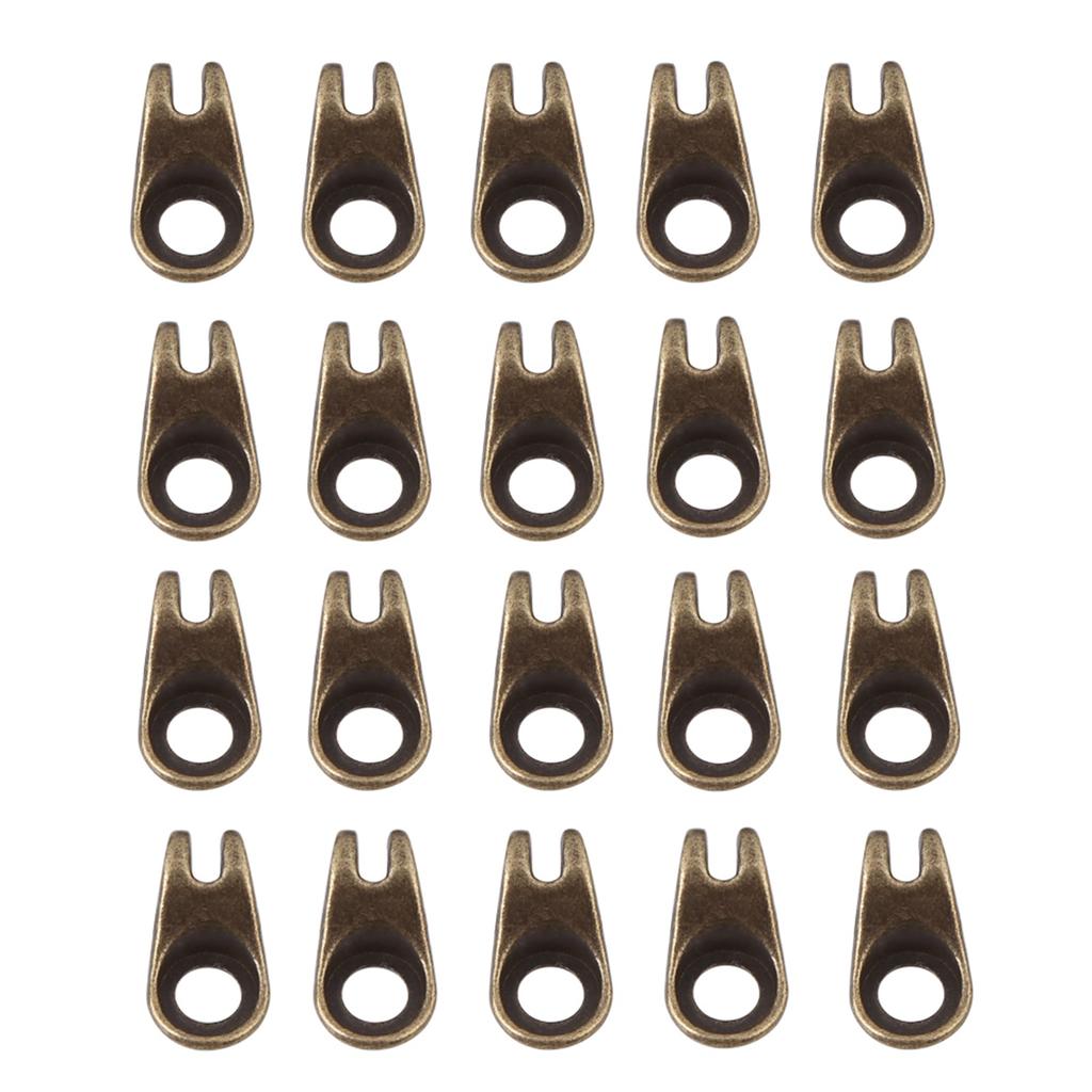 20x Boot Lace Hooks Lace Fittings Buckles With Rivets for Repair Camp Hike Climb Accessories