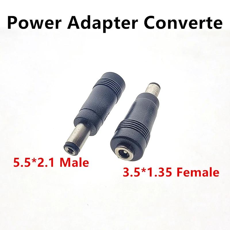 DC 5.5*2.1MM na DC 3.5*1.35mm Samec na Samici Napájecí Adaptér Konvertor pro Elektronická Zařízení 5.5/2.1 samec na samici 3.5/1.35