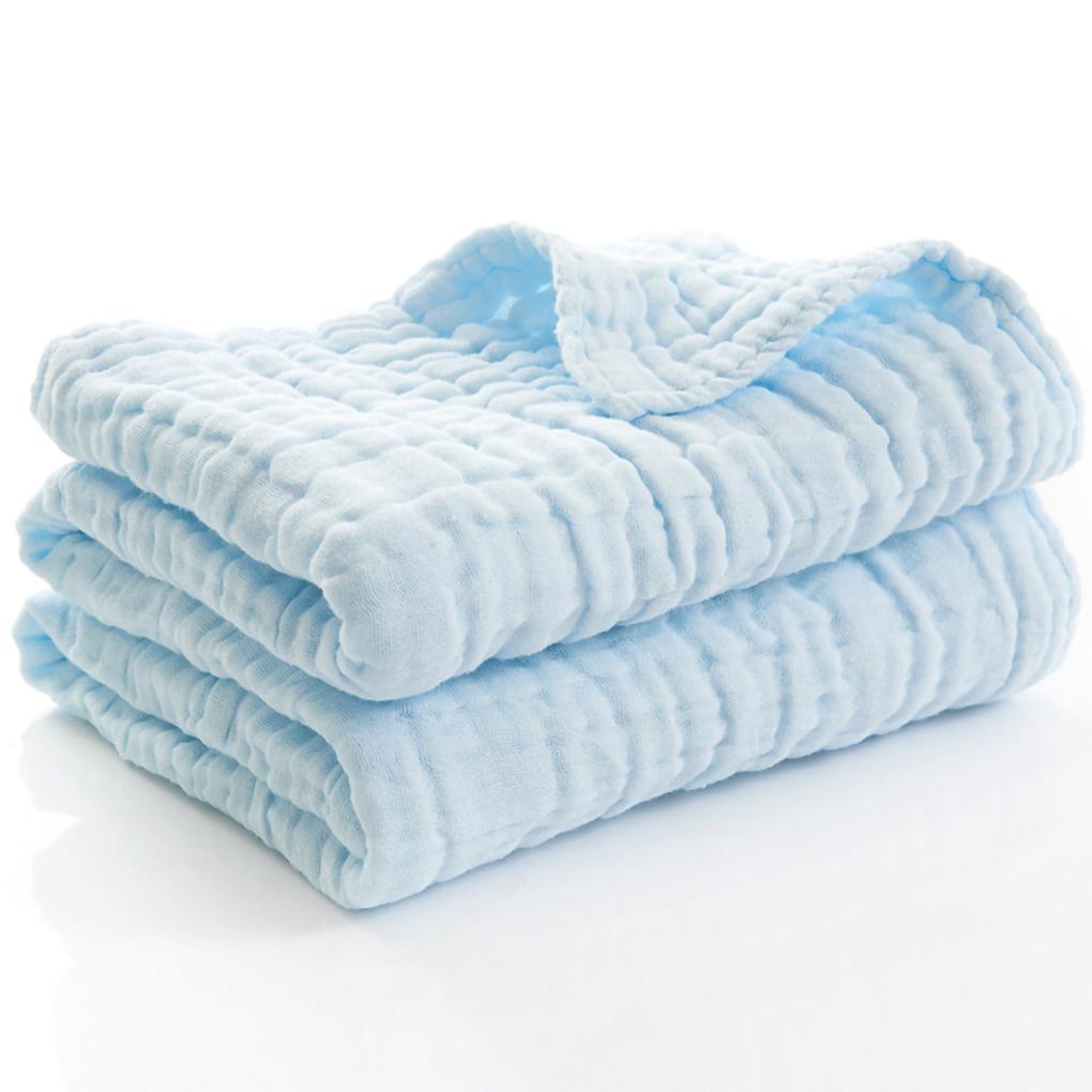 Baby Blanket Cotton Kids Swaddling Newborn Sleeping Towel Portable Travel Infant Stroller Washcloth 105x105cm for Home