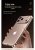 iPhone 17 Pro Max Clamshell Metal Frame Case with Heat Dissipation and Drop Protection