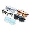Integrated large frame sunglasses, European and American fashion half personalized metal toad sunglasses sunglasses