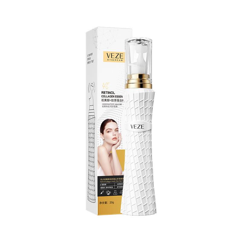Crema Contorno Occhi Multi-Effetto Retinolo Collagene Anti-Rughe Rassodante Riduzione Occhiaie 30ml